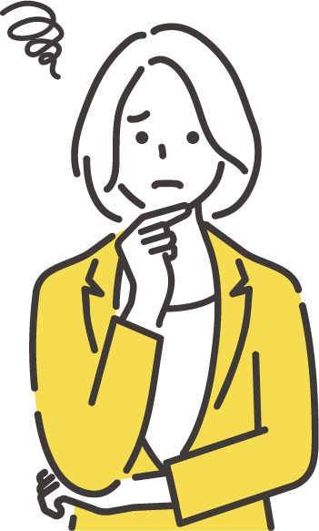 悩んでいる会社員1